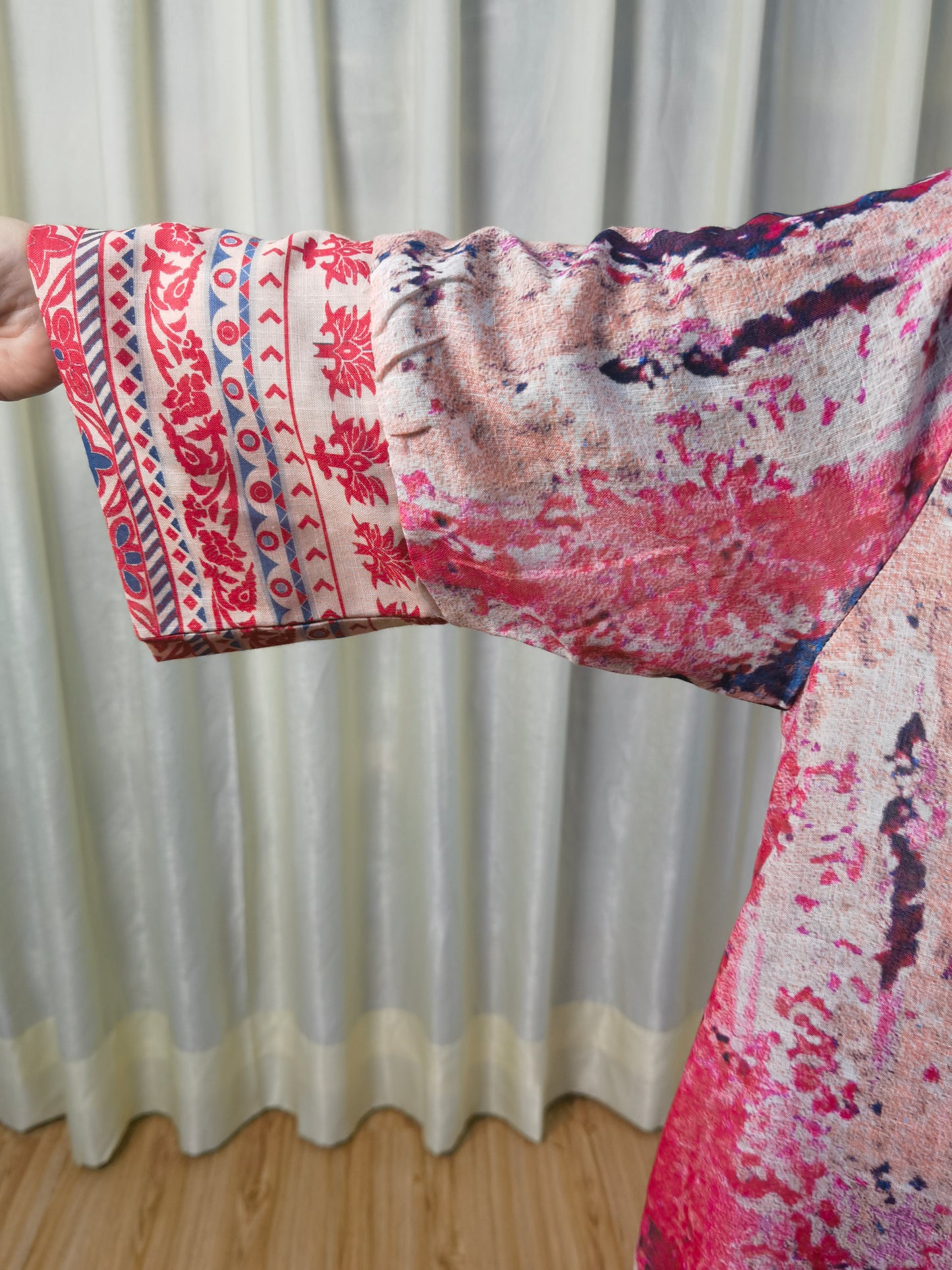 A7【H177】Pure high quality light Linen for 2024 eid new fabeic new style
