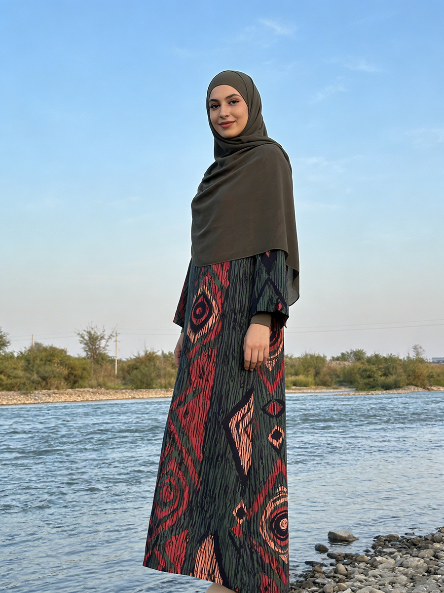 Traditional Muslim Summer Linen Abaya Dubai Robes Islamic Women's Floor Length Long Sleeves Breathable Dresses Paired