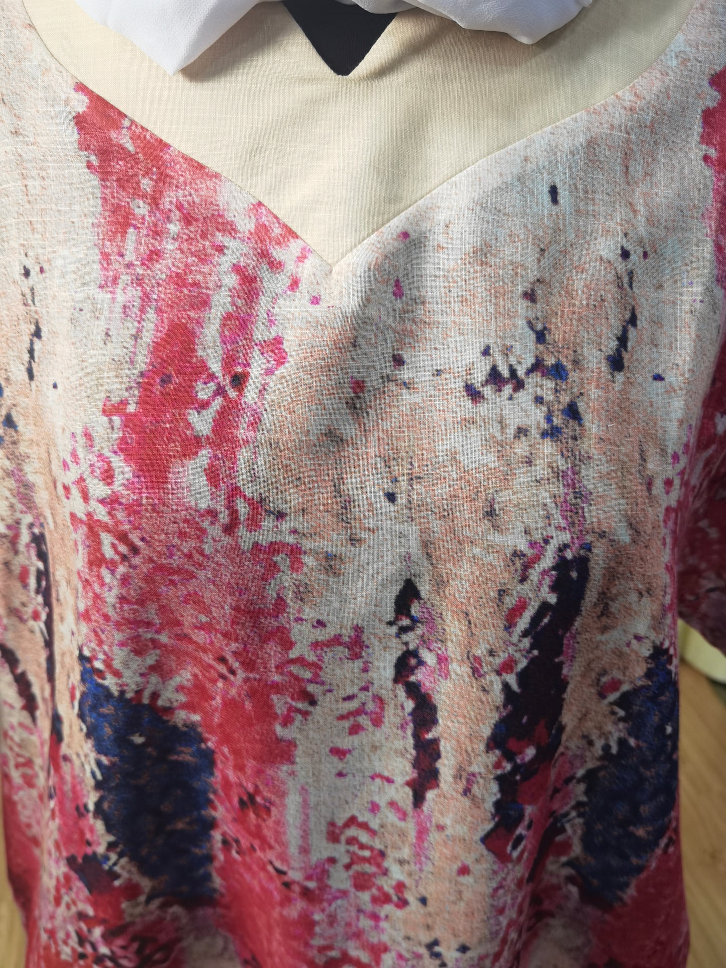 A7【H177】Pure high quality light Linen for 2024 eid new fabeic new style