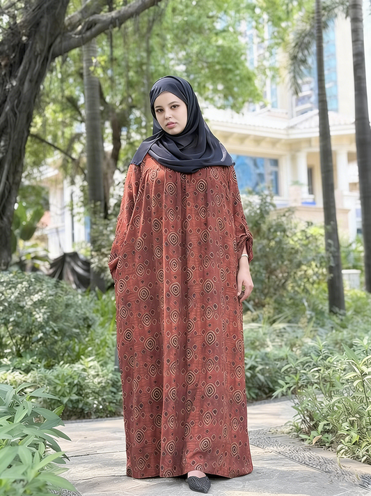 Abaya Robe for Muslim Women dress Elegant Flared Modest Style Breathable Design for islamic clothing
