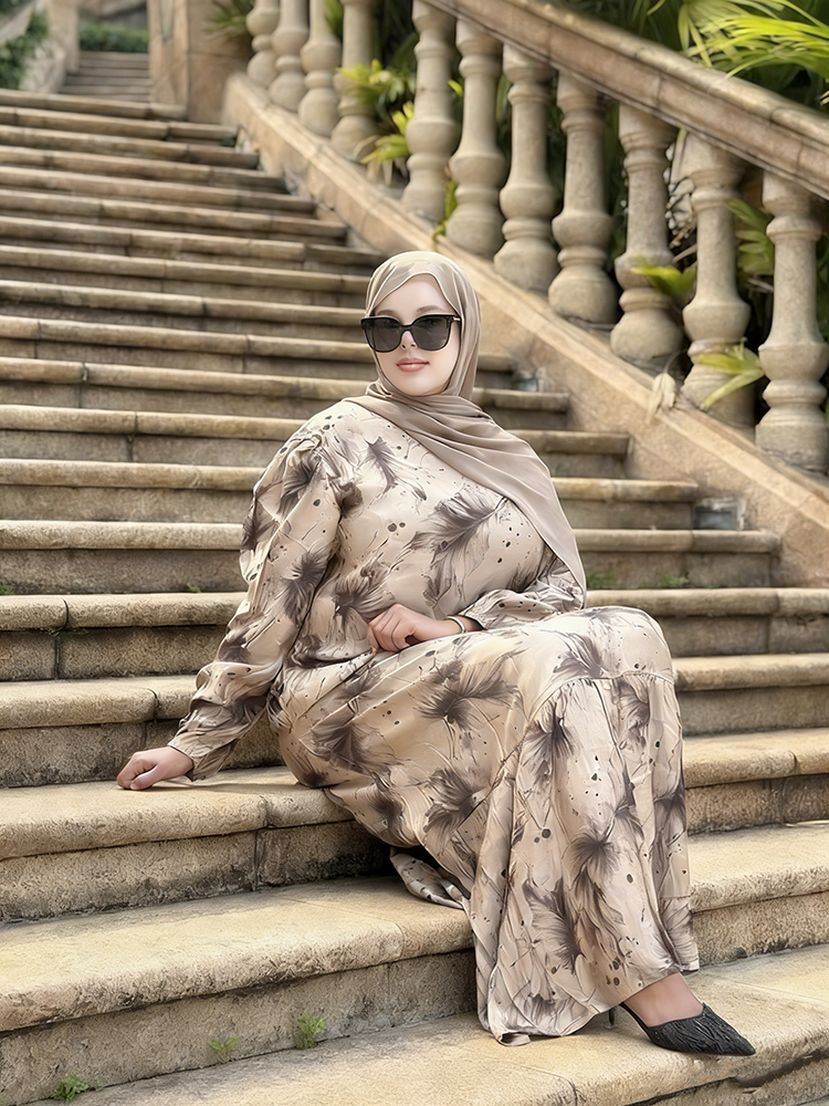 Direct Sale From the Factory Muslim Abaya Dress Women's Clothing Comfortable Lightweight Fabric for Daily