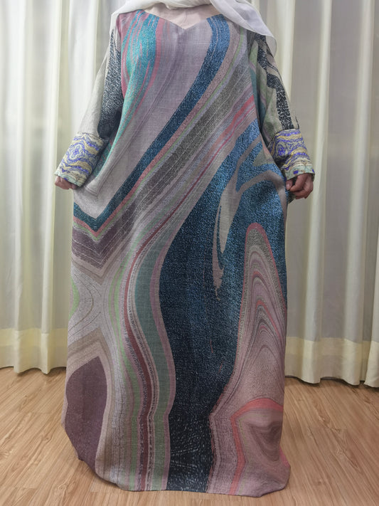 A2【H177】Pure high quality light Linen for 2024 eid new fabeic new style