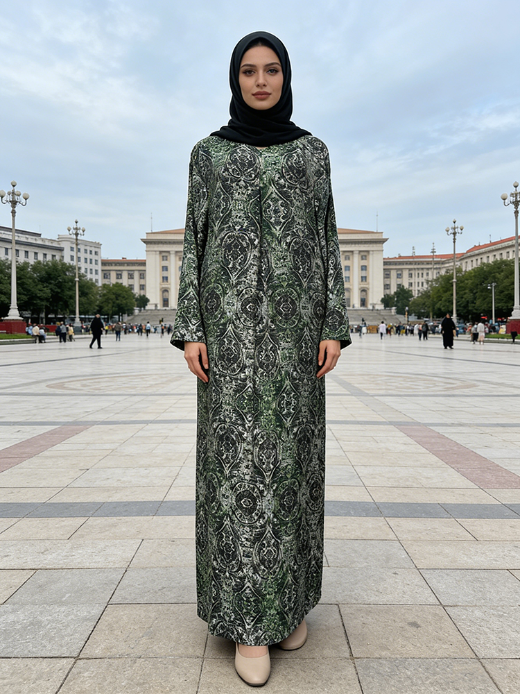 2026 New Style Exquisite Quality Stitched Abaya Dress for Muslim Women Designers Beautiful Ethnic Specialty Factory