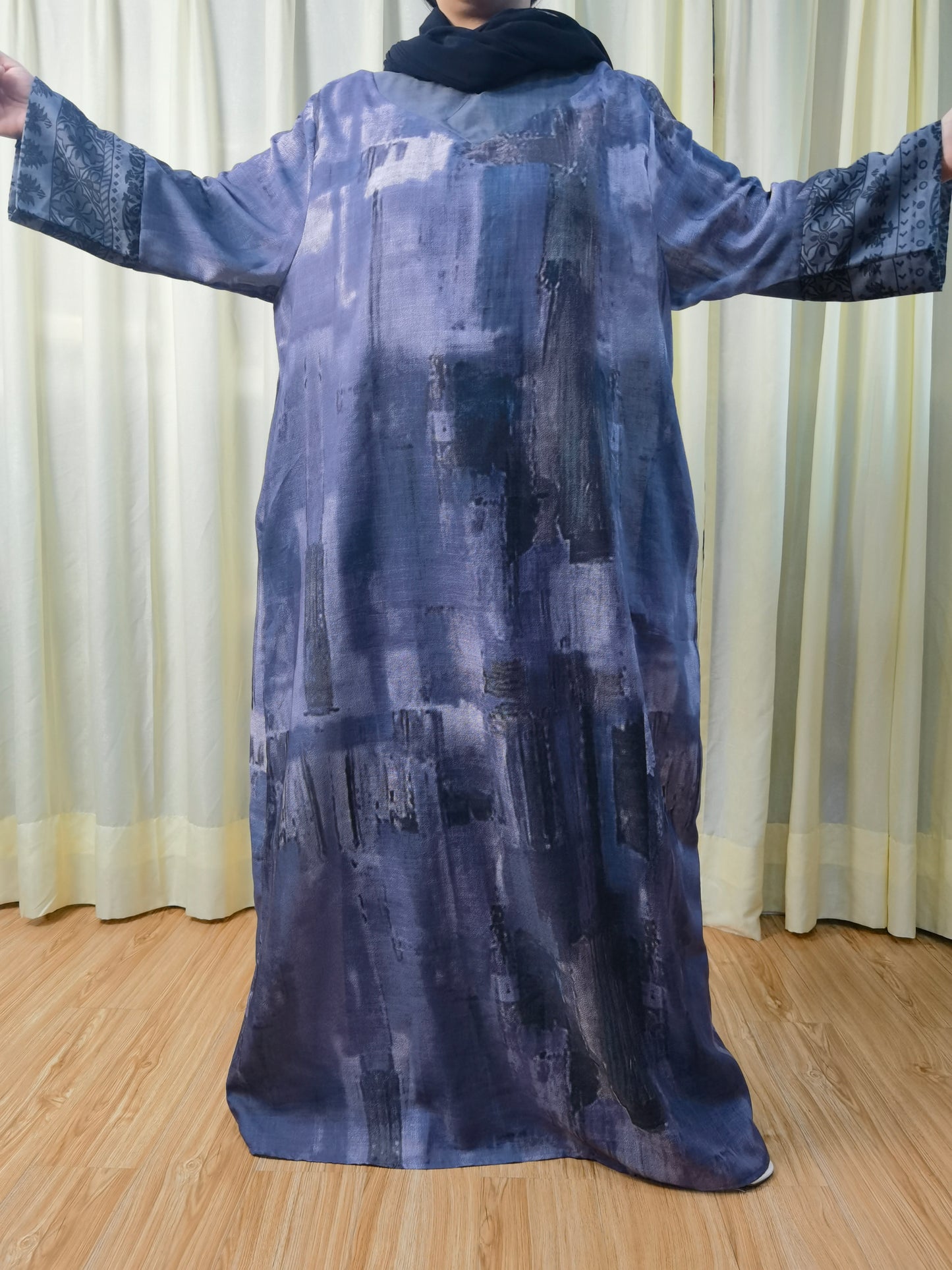 A6【H177】Pure high quality light Linen for 2024 eid new fabeic new style