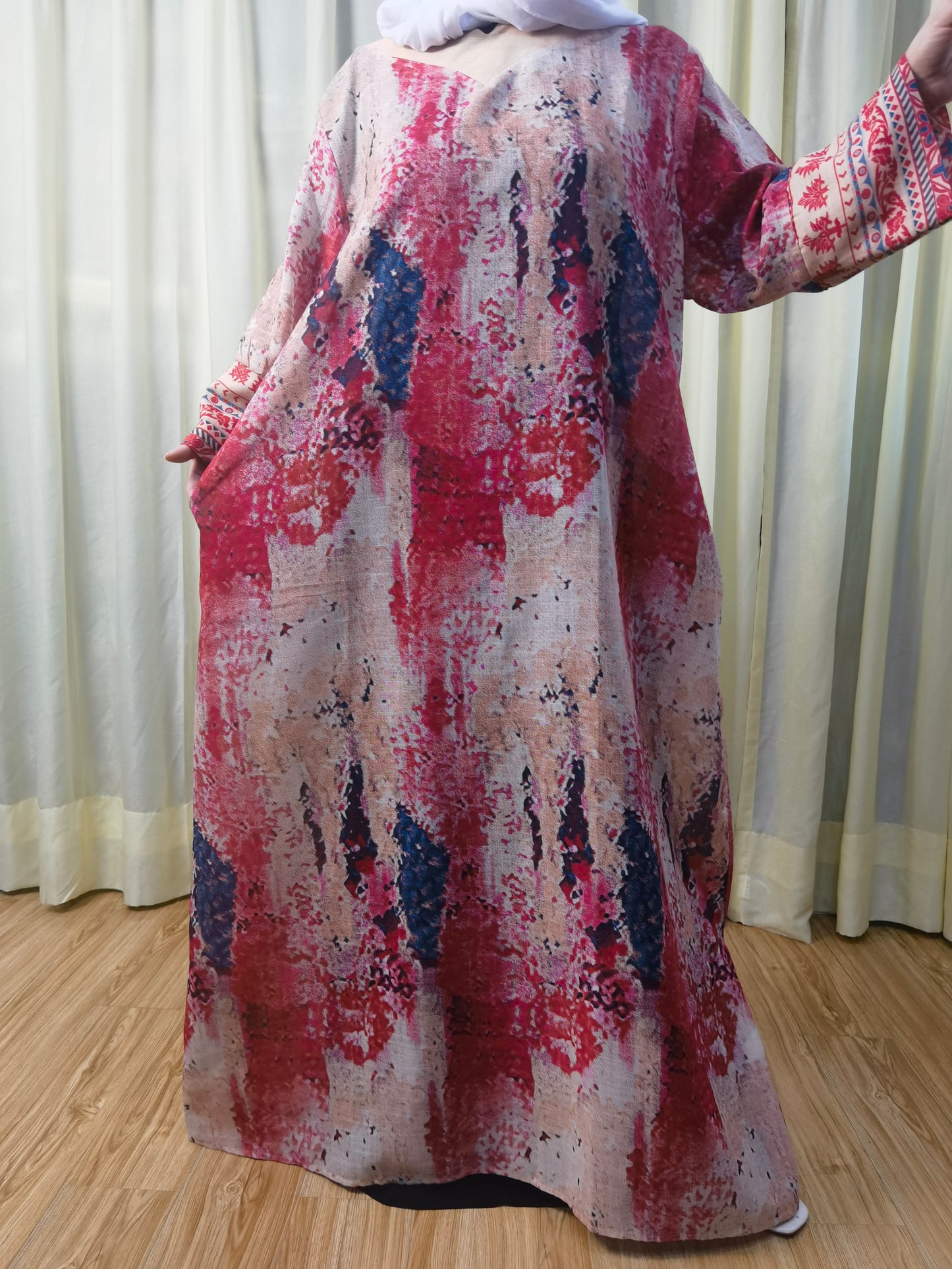 A7【H177】Pure high quality light Linen for 2024 eid new fabeic new style