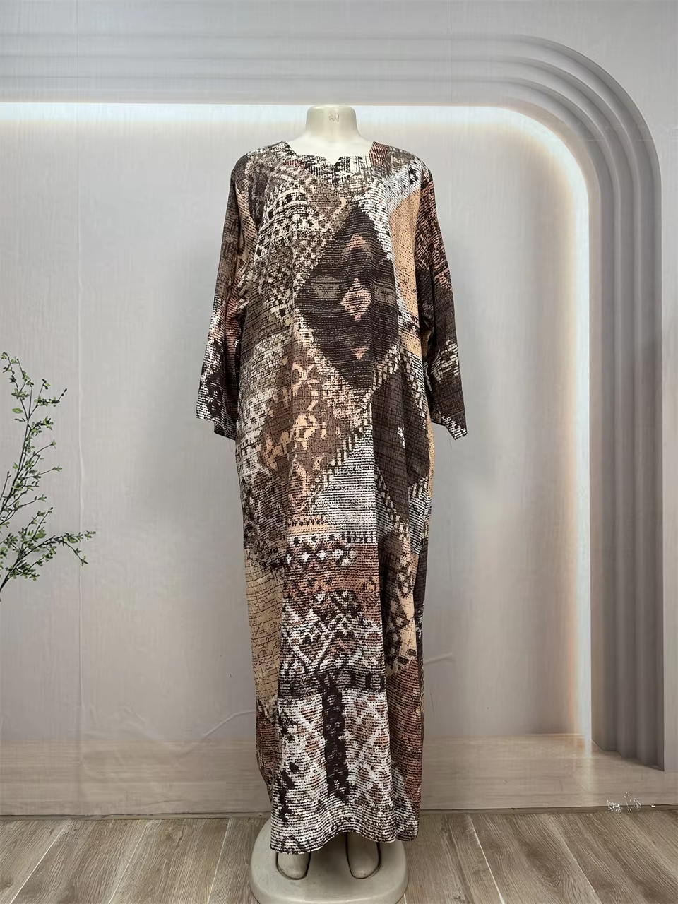 Newly Launched Summer Fashionable Lightweight Islamic Clothing for Women Traditional Style Modest Muslim Linen Floor Length