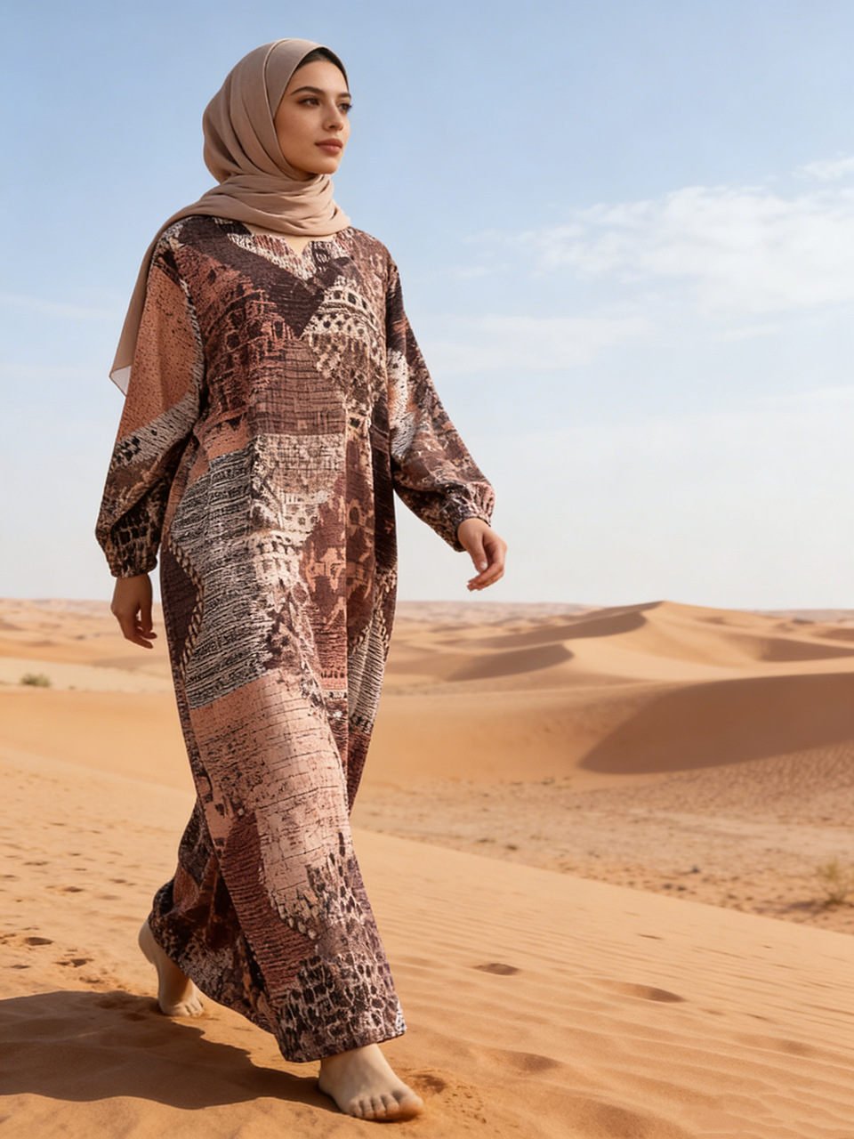 Newly Launched Summer Fashionable Lightweight Islamic Clothing for Women Traditional Style Modest Muslim Linen Floor Length